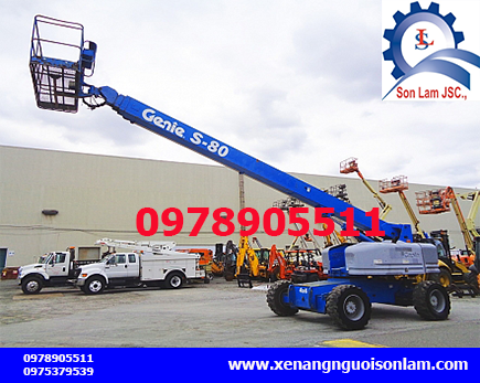 Xe nâng người trong việc lắp đặt hệ thống phòng cháy chữa cháy